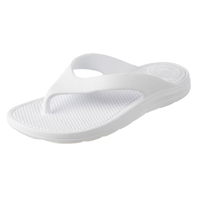 totes® SOLBOUNCE Ladies Toe Post White Extra Image 2